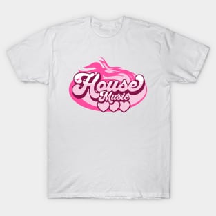 HOUSE MUSIC  - House Music Heat (candy cotton/pink) T-Shirt